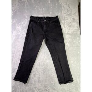 Abercrombie & Fitch Jeans Men's 36x30 Black Athletic Loose Vintage Stretch